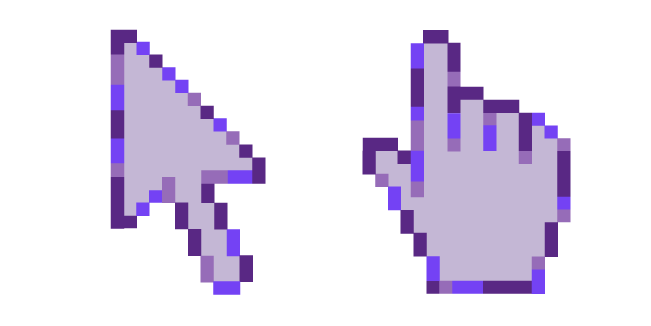 Lavender Pixel Cursor