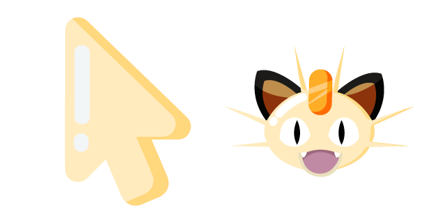 Minimal Pokemon Meowth Cursor