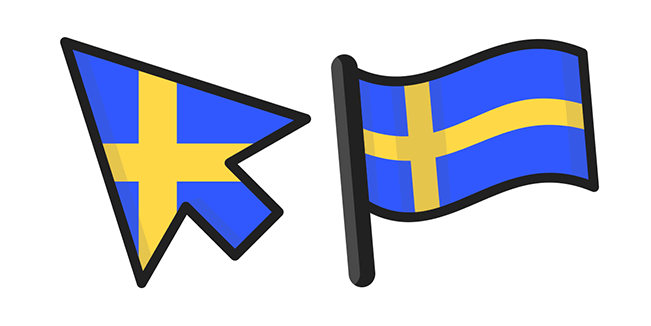 Sweden Flag Cursor