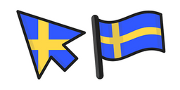 Sweden Flag Cursor