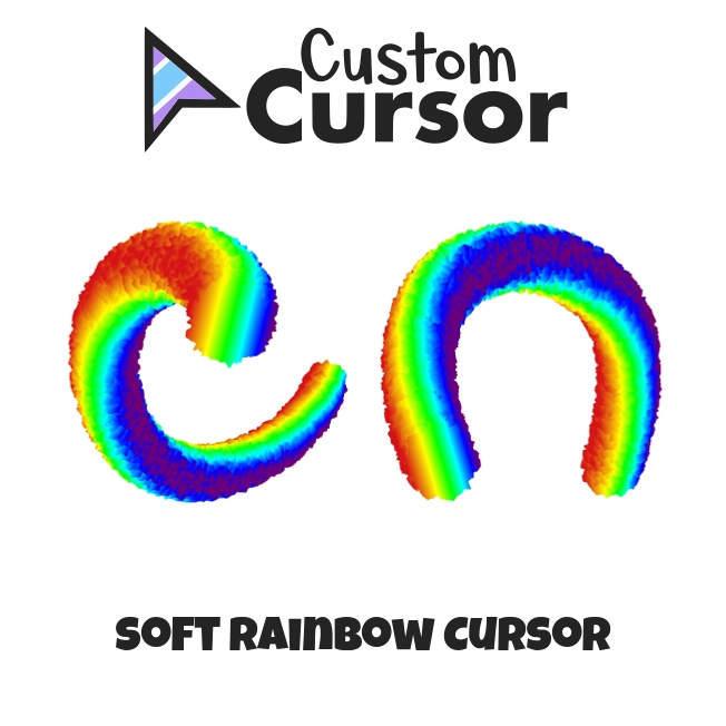 giant rainbow cursor