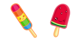 Курсор Cute Rainbow and Watermelon Frozen Juice