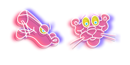 Neon Pink Panther Cursor