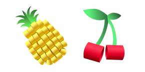 Курсор Origami Pineapple and Cherry