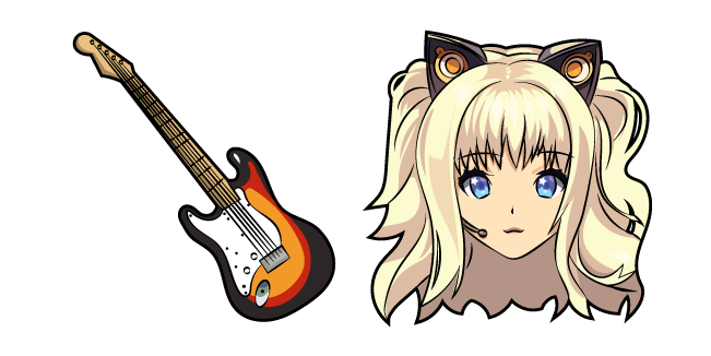 Vocaloid SeeU and Guitar курсор