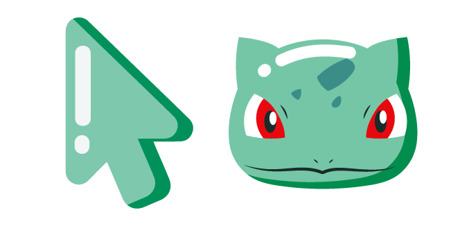 Minimal Pokemon Bulbasaur Cursor