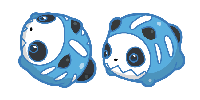 Cute Skeleton Panda Sea Squirts курсор