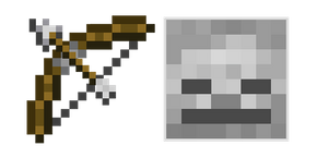 Курсор Minecraft Bow and Skeleton
