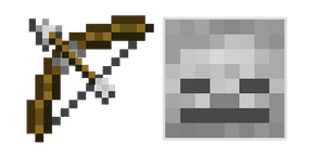 Minecraft Bow and Skeleton Cursor