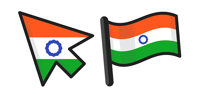India Flag курсор