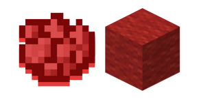 Minecraft Red Dye and Red Wool Curseur