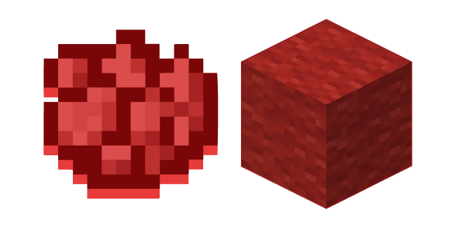 Minecraft Red Dye and Red Wool курсор