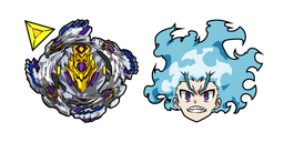 Beyblade Lui Shirosagi and Bloody Longinus 13 Cursor