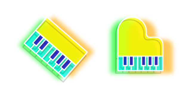 Neon Piano Cursor