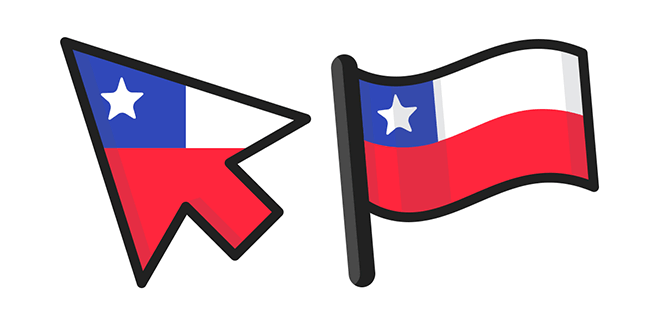 Chile Flag курсор