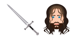 Lord of the Rings Aragorn II and Sword cursor