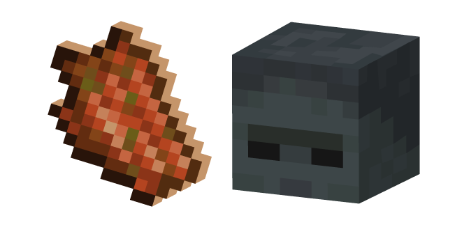Minecraft Bouldering Zombie and Rotten Flesh Cursor
