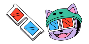 OK K.O.! Let's Be Heroes Chill Cat Cursor