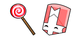 Castle Crashers Pink Knight Cursor