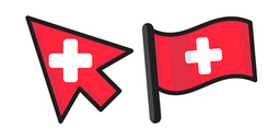 Switzerland Flag Cursor