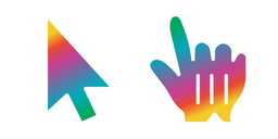 Summer Multicolor Gradient Cursor