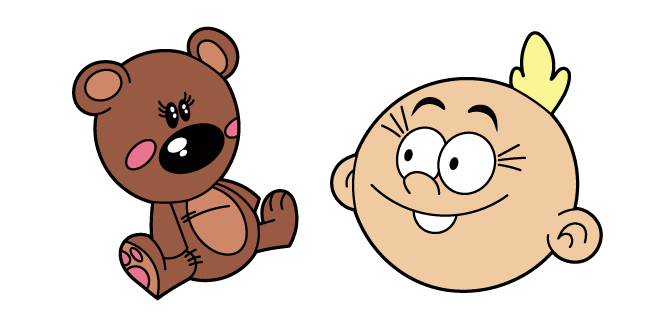 The Loud House Lily Loud and Bear Cursor