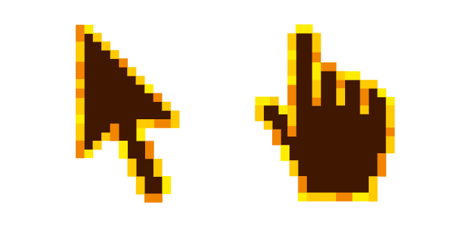 Sunflower Pixel Cursor