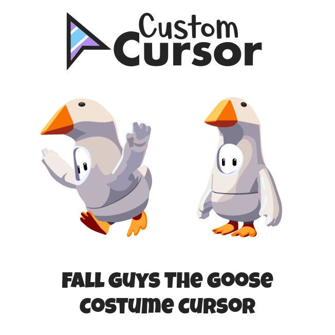 Fall Guys The Goose Costume Curseur Custom Cursor