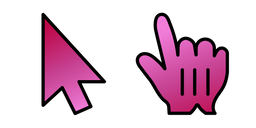 Hot Pink Gradient Cursor