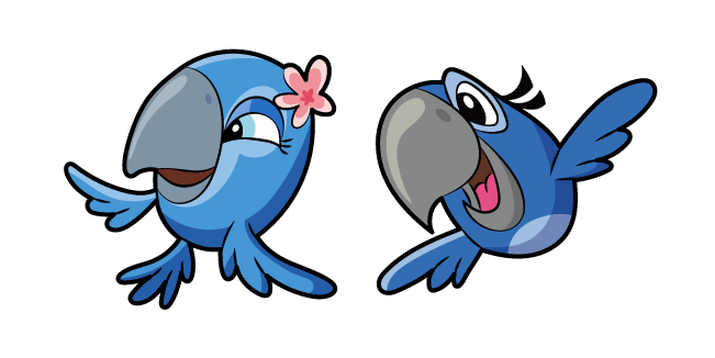 Angry Birds Jewel and Blu Cursor