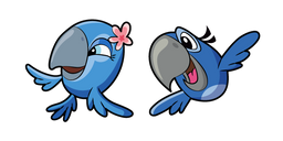 Angry Birds Jewel and Blu Cursor