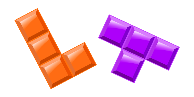Tetris L-Block and T-Block Cursor