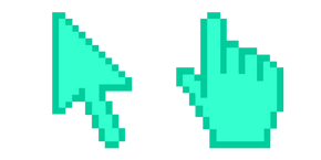 Sea Foam Green Pixel Curseur