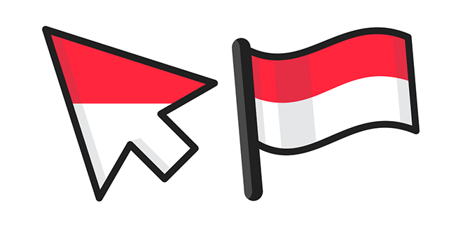 Indonesia Flag курсор