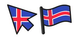 Iceland Flag Cursor