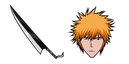 Bleach Ichigo Kurosaki and Shikai Curseur