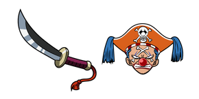 Курсор One Piece Buggy the Star Clown