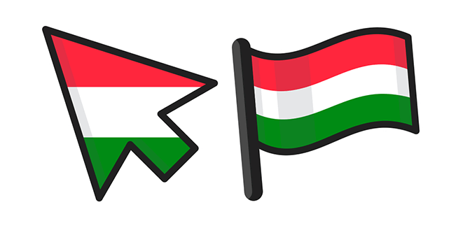 Hungary Flag курсор