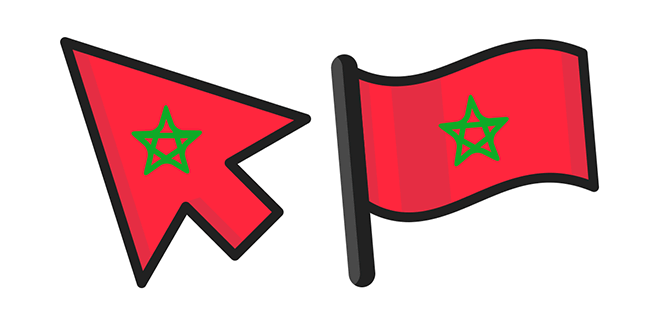 Morocco Flag курсор