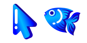 Minimal Bluefish cursor