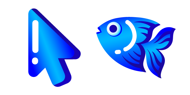 Minimal Bluefish Cursor