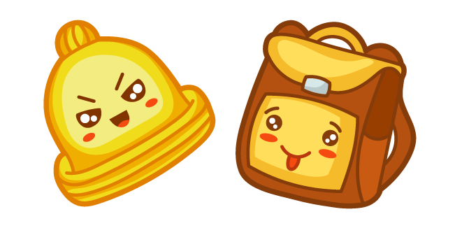 Cute Bell and Backpack Cursor