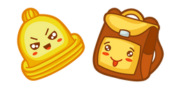 Cute Bell and Backpack Cursor