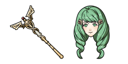 Fire Emblem Flayn and Caduceus Staff Curseur