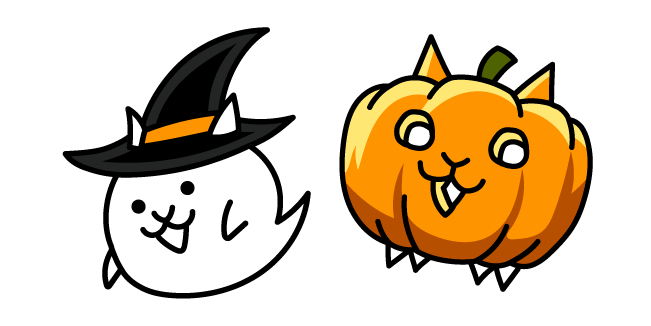 The Battle Cats Cat O'Lantern and Pumpcat курсор