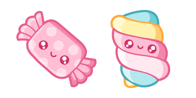 Cute Candy and Marshmallow Cursor