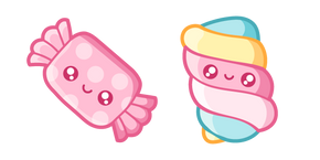 Cute Candy and Marshmallow Cursor