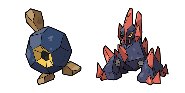 Pokemon Roggenrola and Gigalith курсор