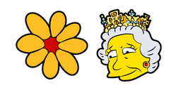 Курсор The Simpsons Queen Elizabeth II