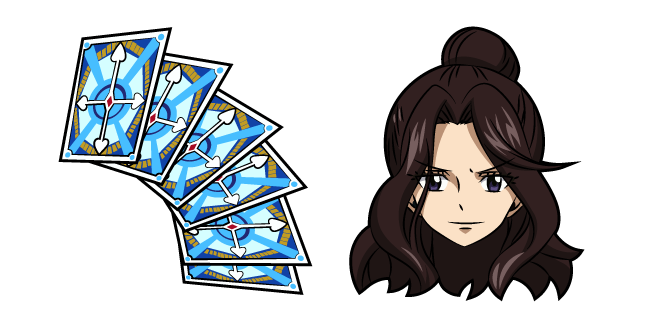Fairy Tail Cana Alberona and Magic Cards Cursor